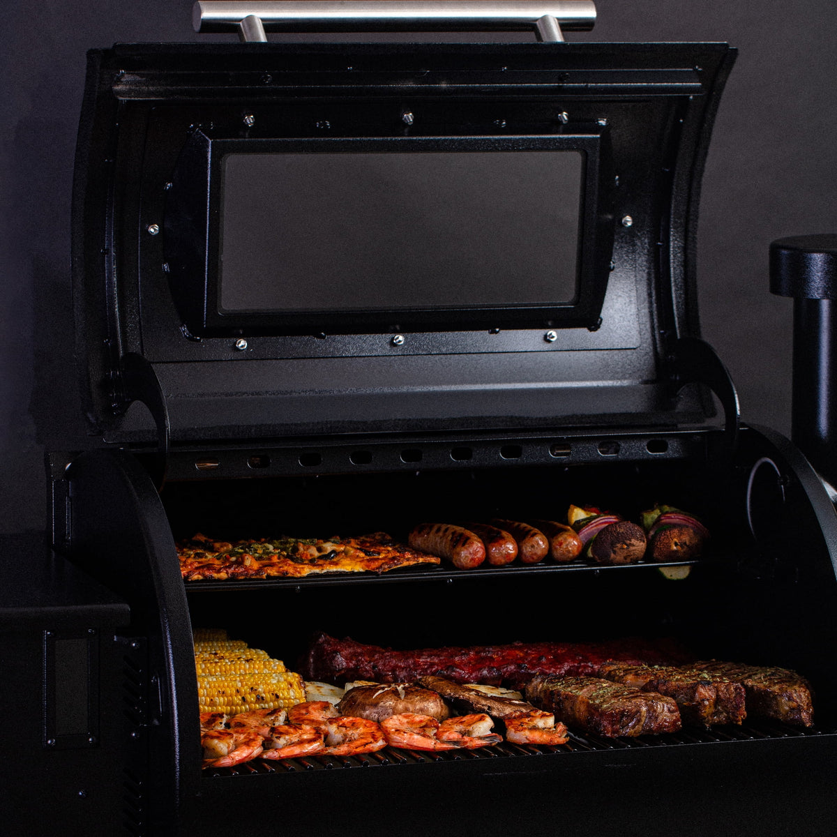 Wood Pellet Grill Smoker W6523
