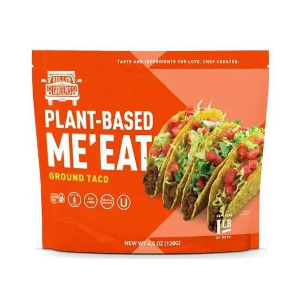 4.5 oz Plant-Based Ground Taco Meat Pack of 12 U719
