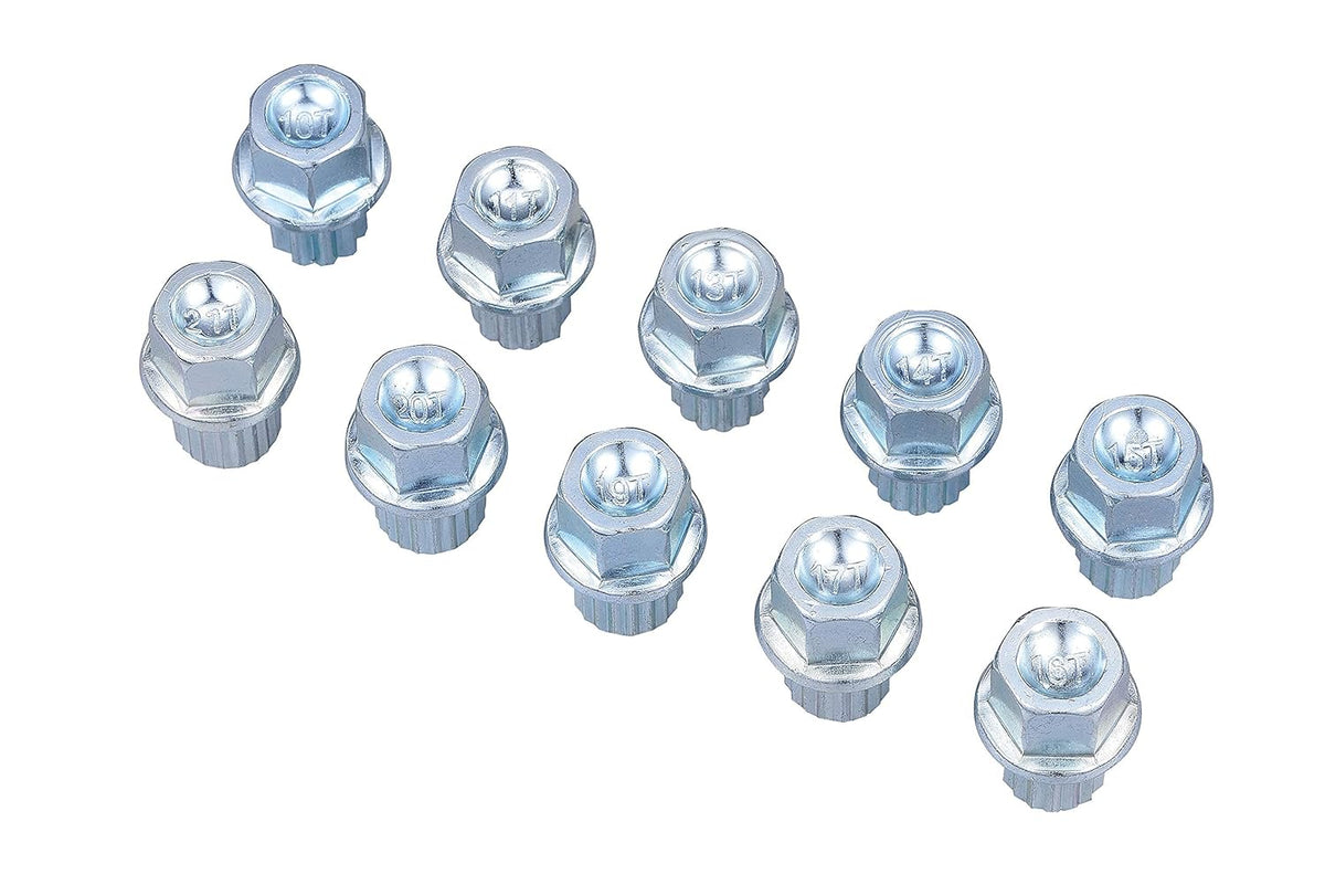 10PCS Anti Theft Wheel Lock Key Set S29796