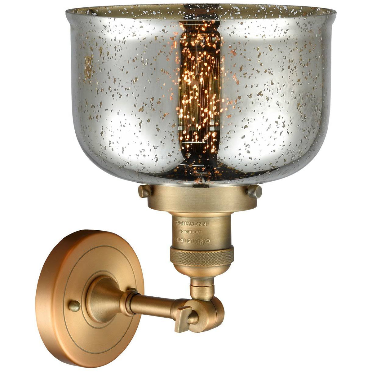 Large Bell 1 Light Sconce (Brass) S3805