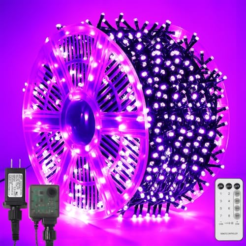 1000 LED 328 FT Waterproof String Lights with Remote & 8 Modes N79044