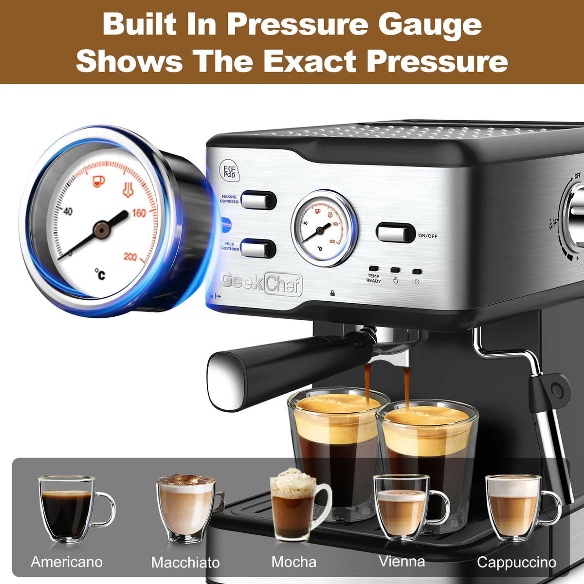 Coffee Espresso Machine U675116
