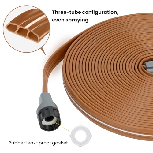 20 ft 2 Pack Soaker Hose with Holes D6504
