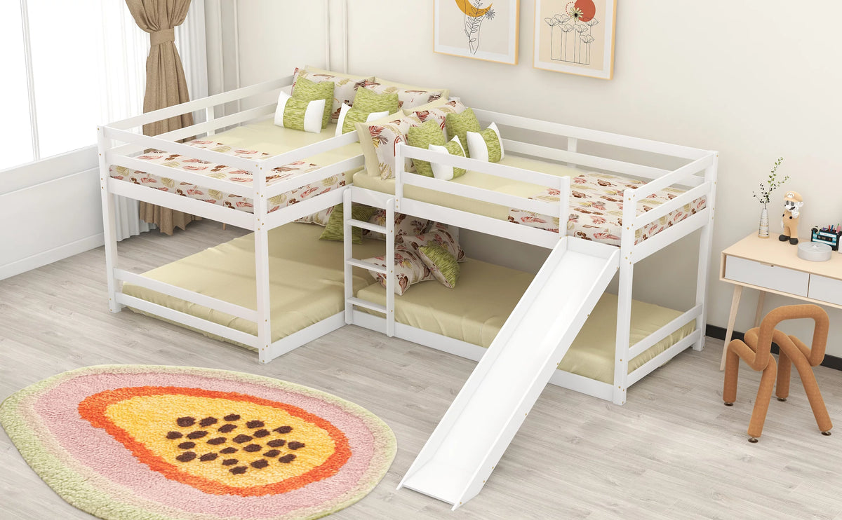 Wood Twin and Full Bunk Beds U524542