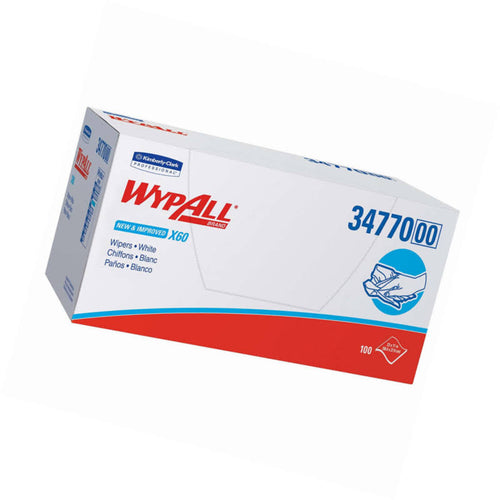 1/4 Fold White Wipers, 11 x 23, 100/Box, 9/Carton H9514