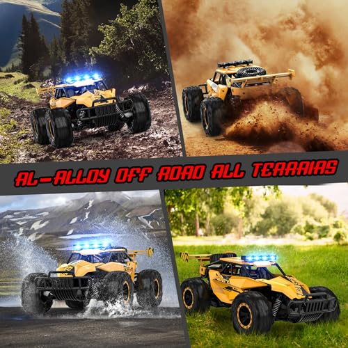 2.4GHz 1:12 Monster RC Truck with LED Headlight and Rechargeable Battery C493