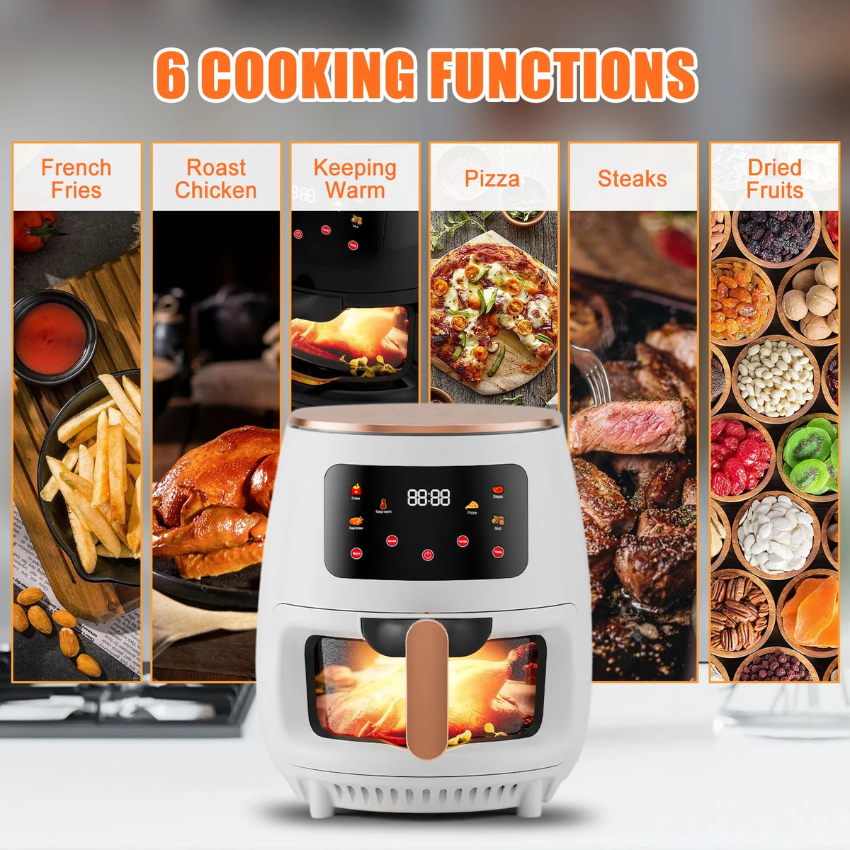 6 QT Nonstick Air Fryer G6648