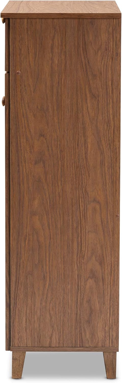 Walnut Shoe Cabinet V66898