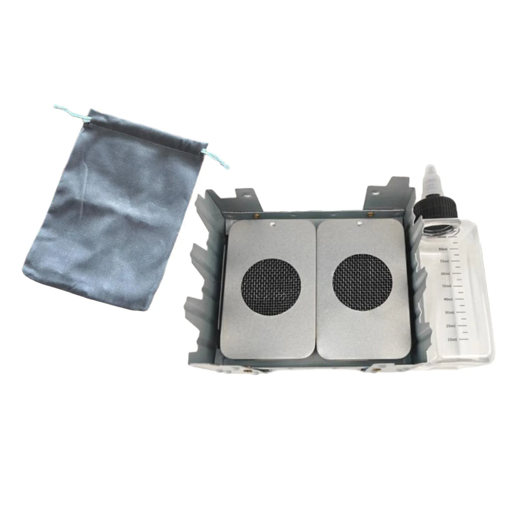 Liquid Fuel Camping Stove Set with Folded Stand Grill N76652