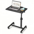 Grey Overbed Bedside Table with Mobile Tray Desk M81245