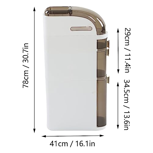 Tall Slim Storage Tower with Wheels N642315