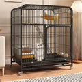 Large 2/3 Tier Cat Cage with Cat Litter Box Y201225