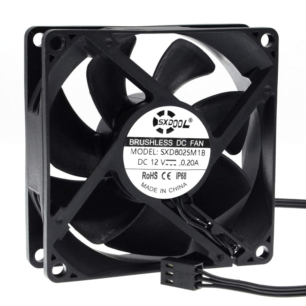80mm DC 12V Waterproof Cooling Fan S221216