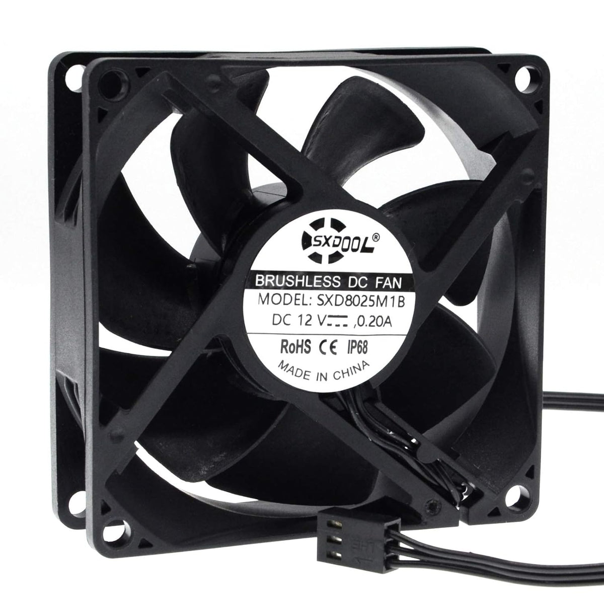 80mm DC 12V Waterproof Cooling Fan S221216