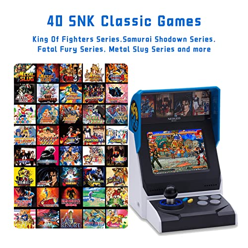 40 Pre-Loaded Classic SNK Games Arcade and Black Gamepad Z976