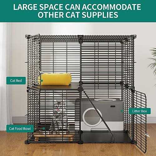 2 Tier Metal Cat Cage S183731