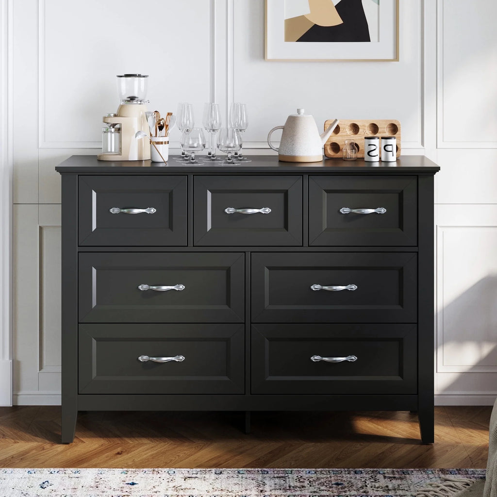 Rustic Oak 6 Drawer Dresser A531