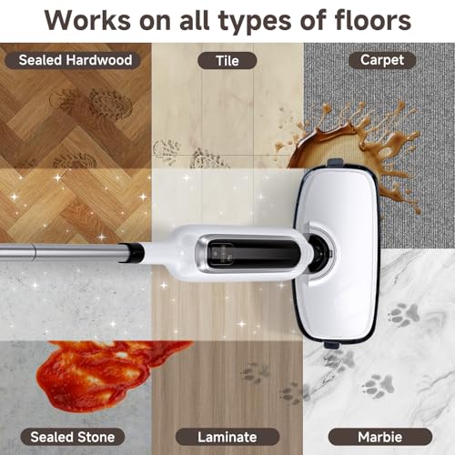 12-in-1 Steam Mop Detachable Handheld Steam Cleaner T438