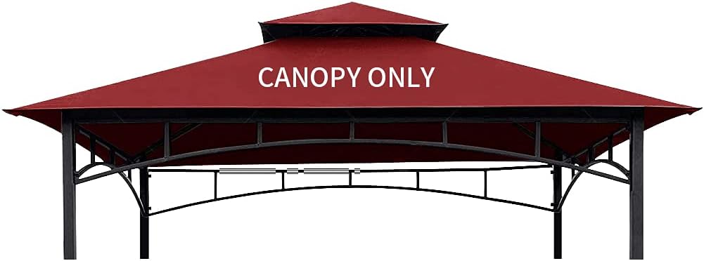 Brown 8 x 5 Double Tiered Replacement Canopy Roof A543407