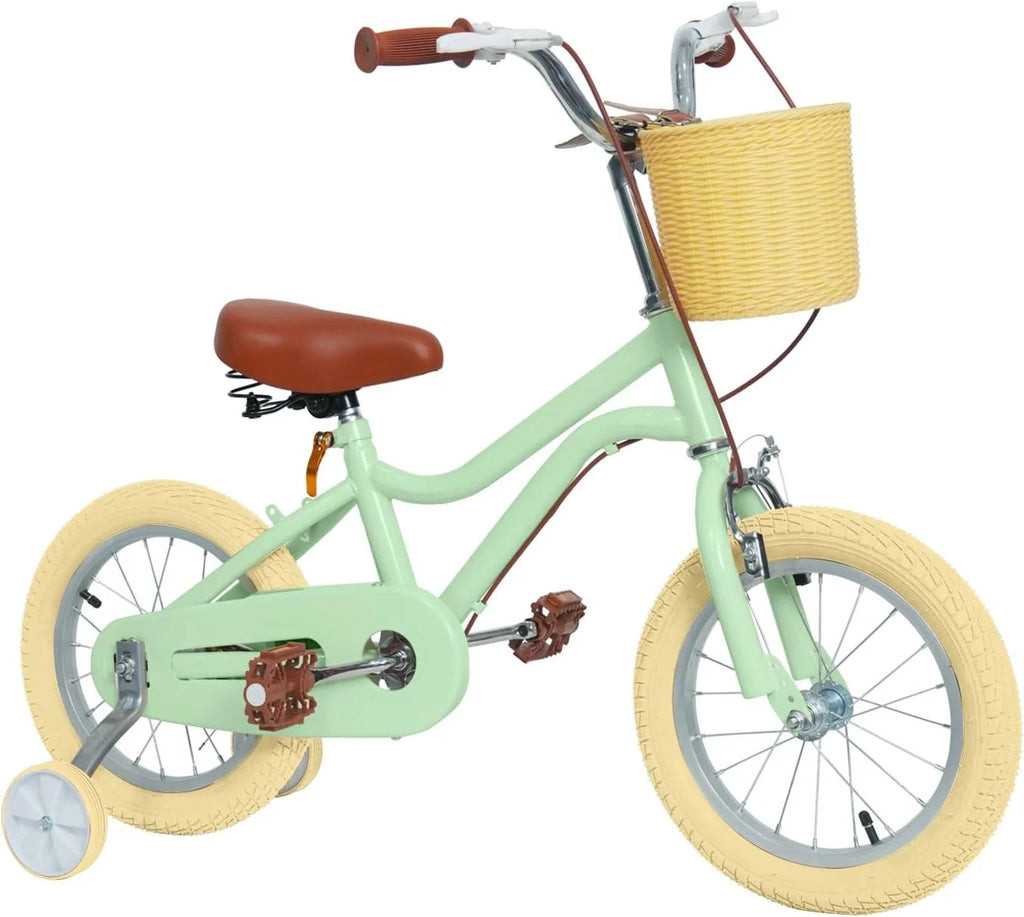 16 inch Kids Bike with Training Wheels and Basket G683