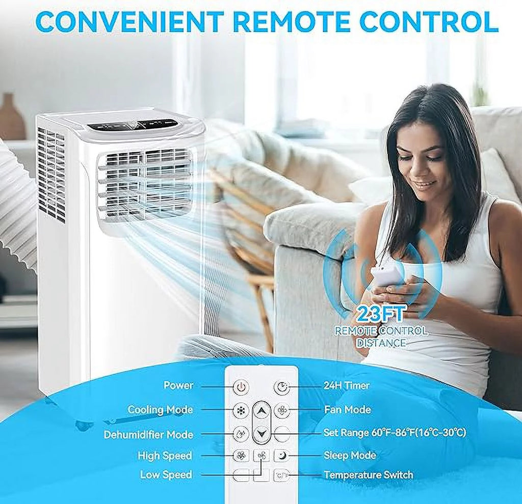 Portable Air Conditioners 8500 BTU White O82954