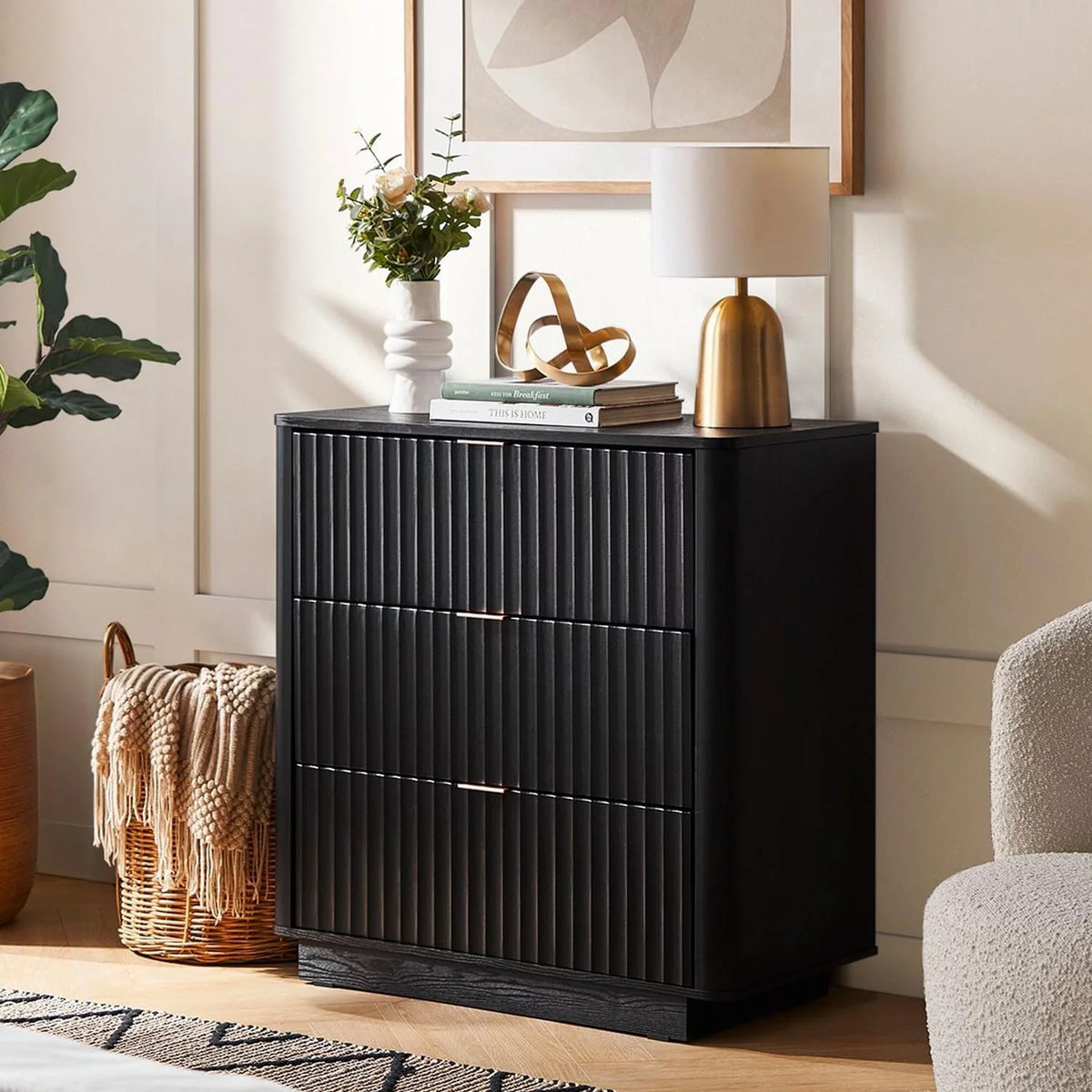 Oak 3 Drawer Dresser S16020