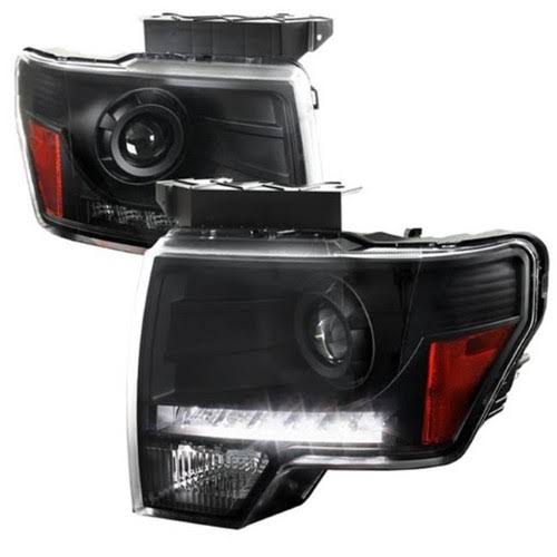 Black Projector Headlights with LED for Ford F150 X703837
