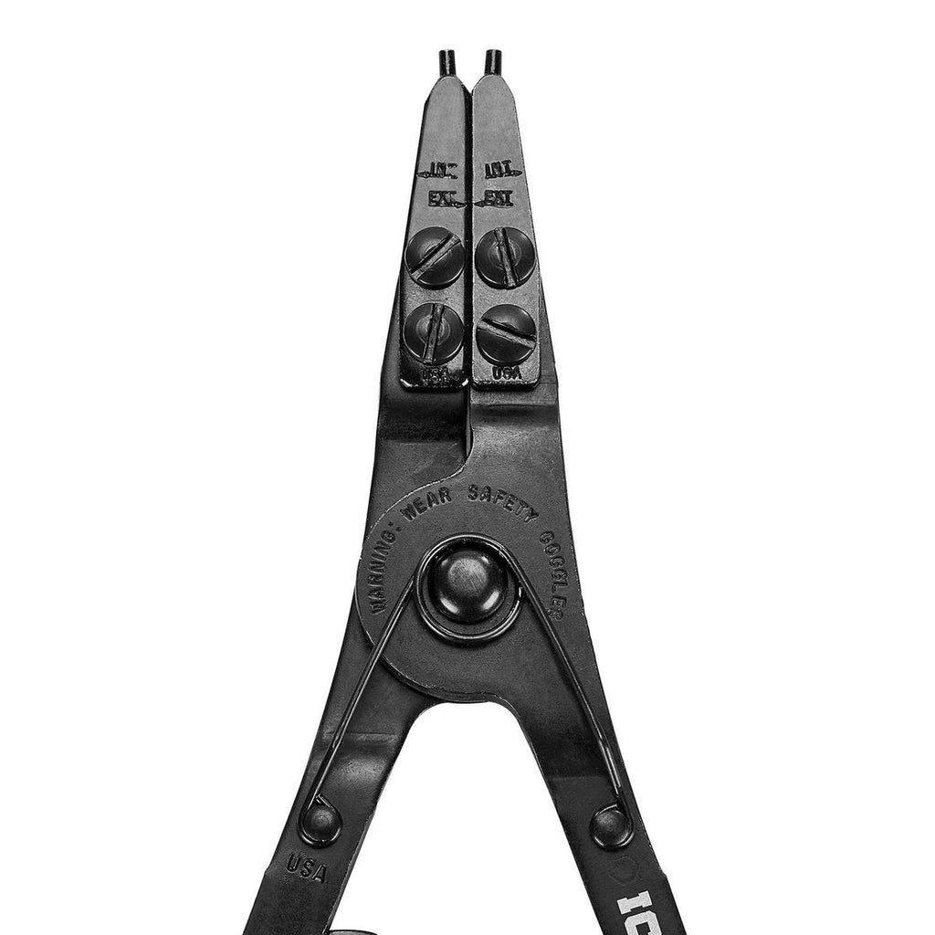 Ratcheting Retaining Ring Pliers Set with Replaceable Tips, 2-Piece I46573