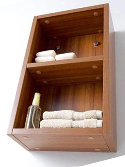 Teak Bathroom Linen Side Cabinet P1924