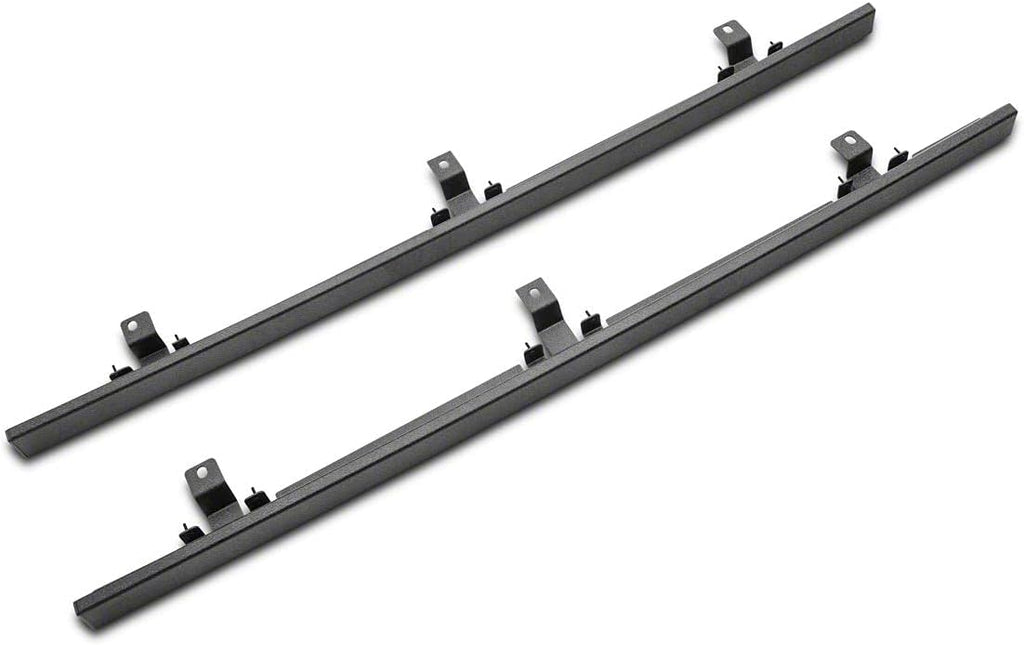 Textured Black Rails Compatible with Jeep Wrangler JL 4-Door A6924