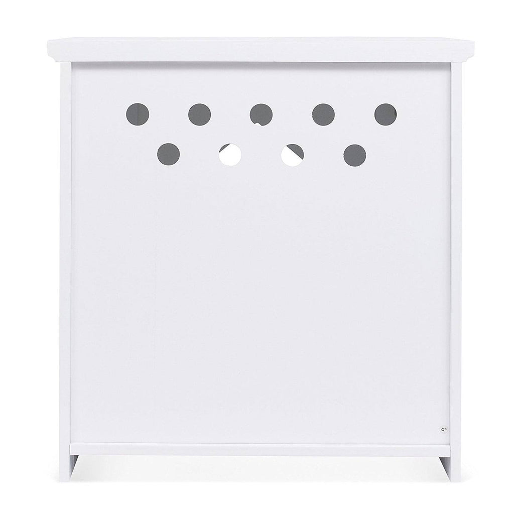 White Decorative Cat House Side Table O84223
