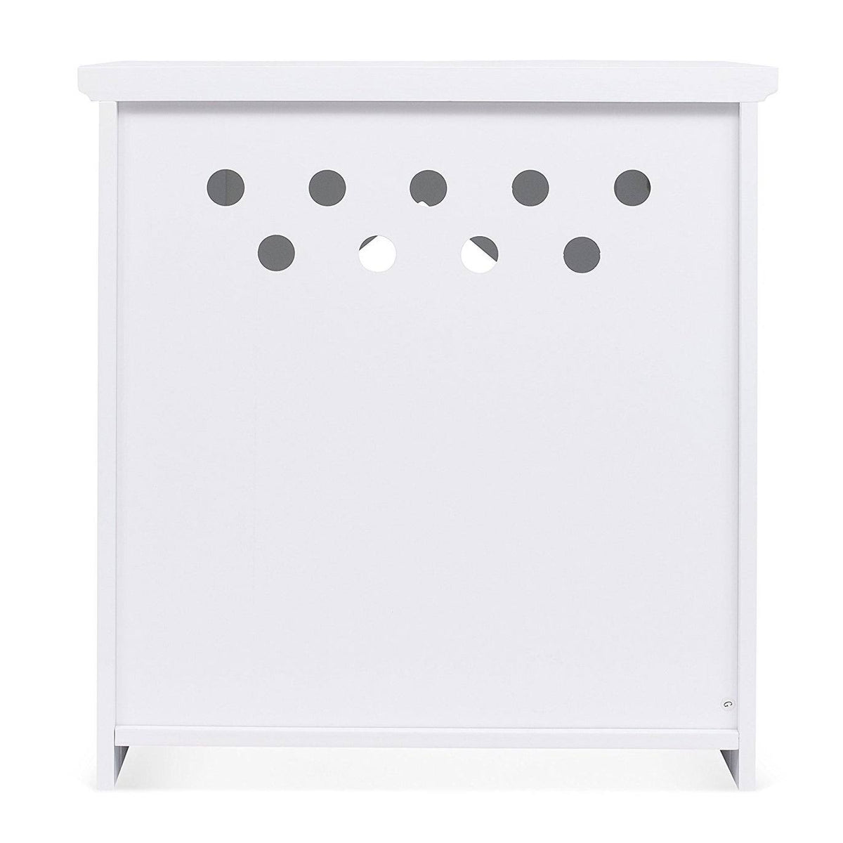 White Decorative Cat House Side Table O84223
