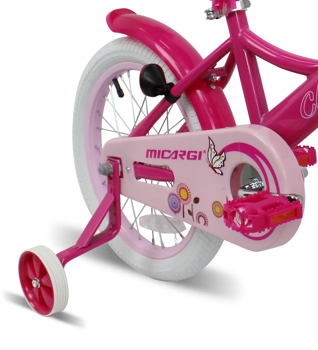 16 inch Kids Bike with Basket and Training Wheels I3778