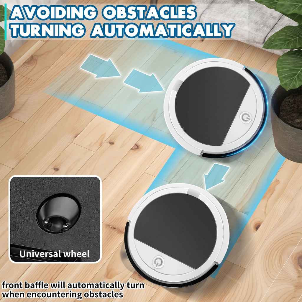 Robot Vacuum Cleaner with Remote Control, 2000Pa Robotic Vacuum J774381