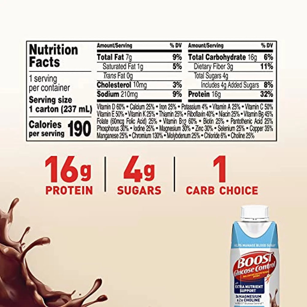 Rich Chocolate Nutritional Drink, 8 Fl Oz, Pack of 24 R655