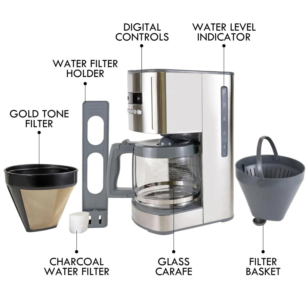 12-Cup Programmable Drip Coffee Maker U432