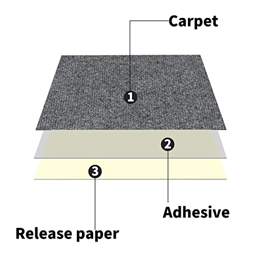 Self Adhesive Carpet Tiles 12" x 12" 12 Tiles Per Carton S984