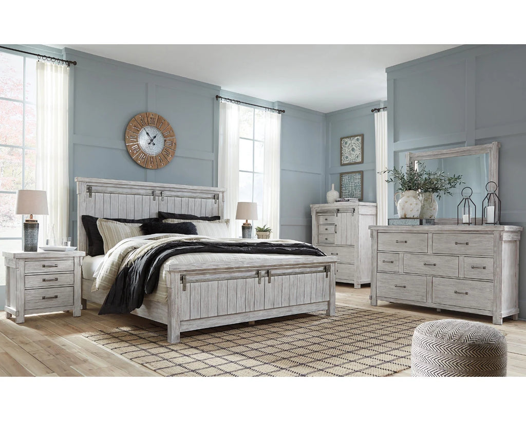 White Nightstand M14468