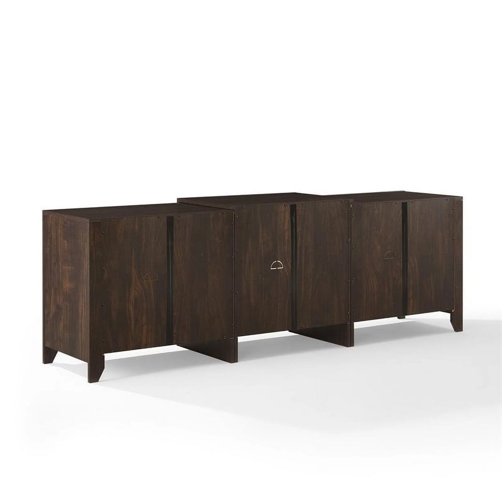 Dark Walnut Wood TV Stand C8315