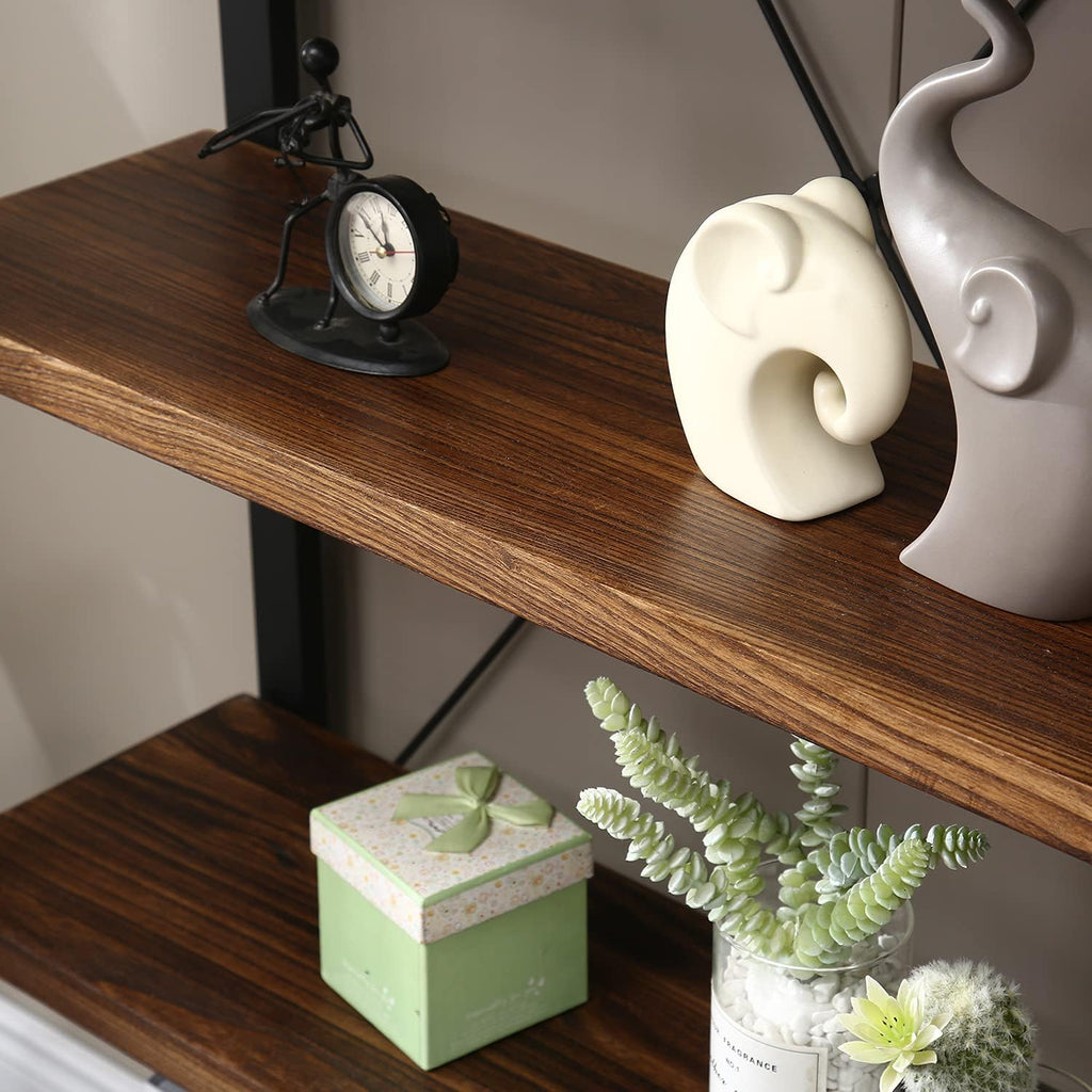5 Tier Solid Wood Bookshelf P5203