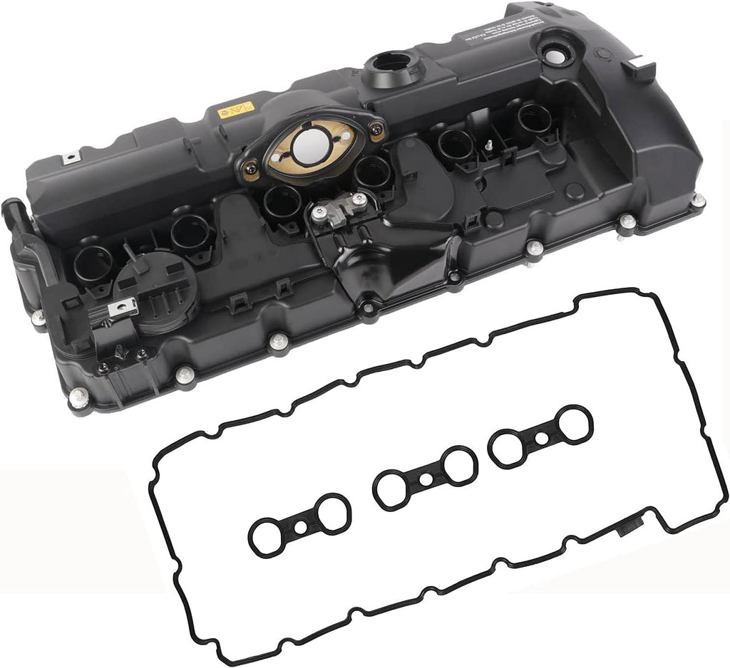 Engine Valve Cover with Gaskets and Bolts for BMW 3.0L N51 N52 Engine G295