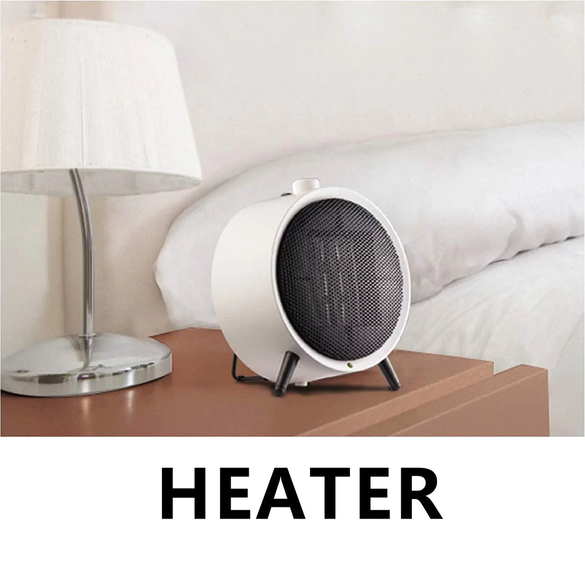 Ceramic White Portable Space Saving Heater L15170