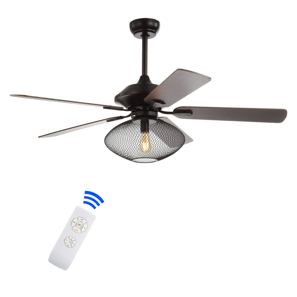 52 inch 1-Light LED Ceiling Fan with Remote, Oil Rubbed Bronze A897011