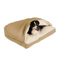 Rectangle Cozy Cave Dog Bed, Extra Large, Khaki A8209