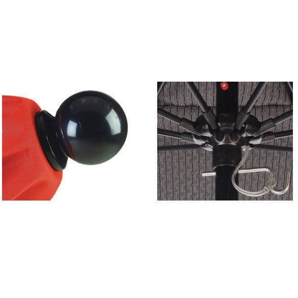 7.5' Fiberglass Market Umbrella Champagne Olefin D115