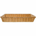 Rectangular Natural Plastic Washable Basket Q6331
