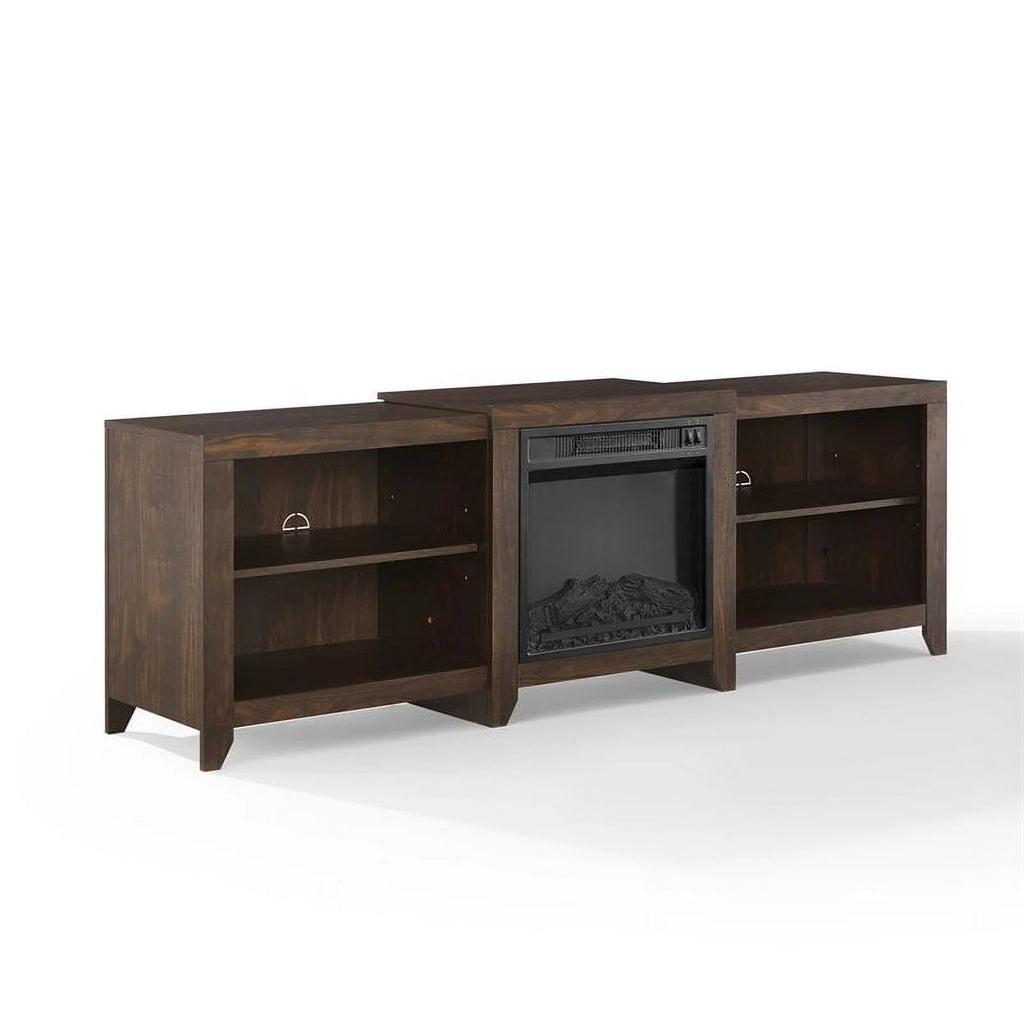 Dark Walnut Wood TV Stand C8315