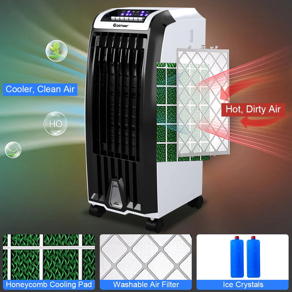 Portable Evaporative Cooler Fan with Remote Control J15601