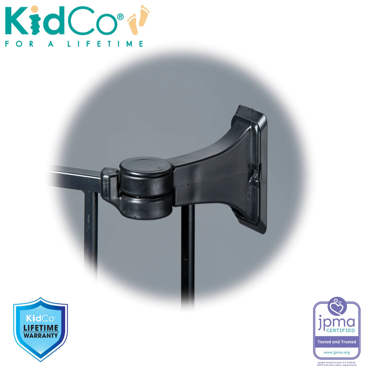 Black Auto Close Baby Gate G249