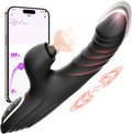 Black Rabbit Vibrator with 10 Vibrating 7 Thrust Modes Y909357